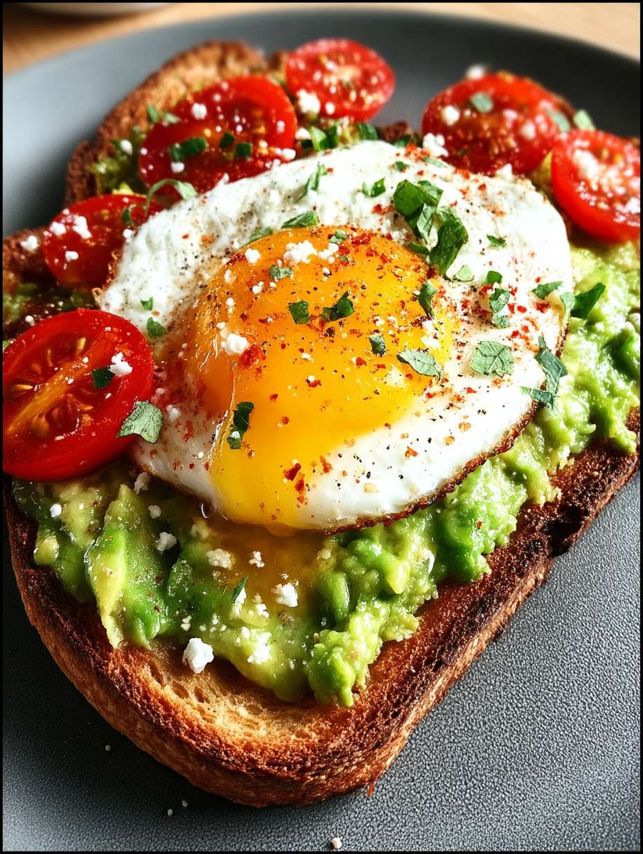 Avocado Toast mit Ei & Tomaten image 2