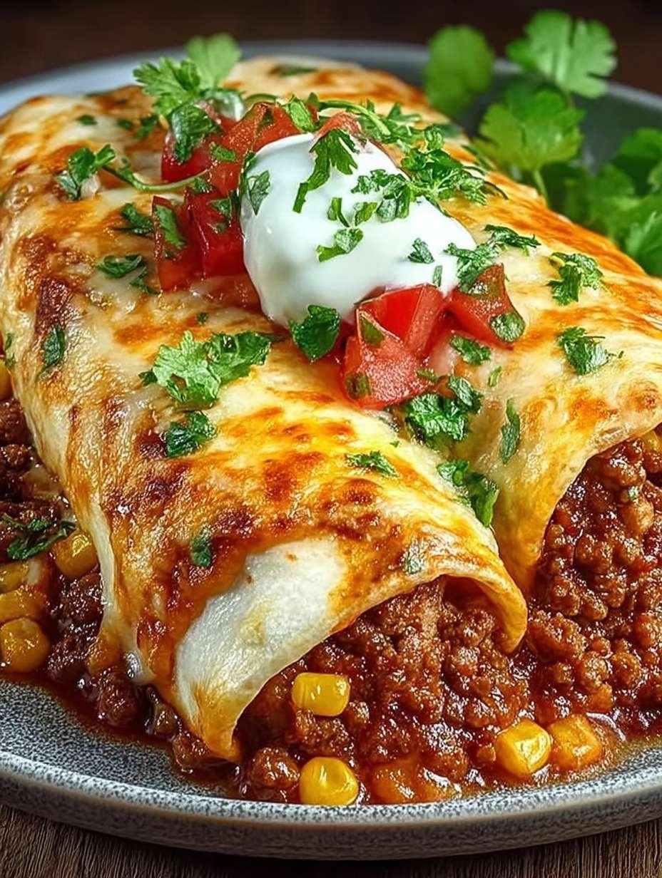 Einfaches Rezept für leckere Hackfleisch Enchiladas image 2
