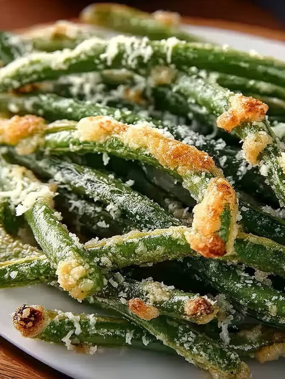 Grüne Bohnen mit Parmesan aus dem Ofen image 2