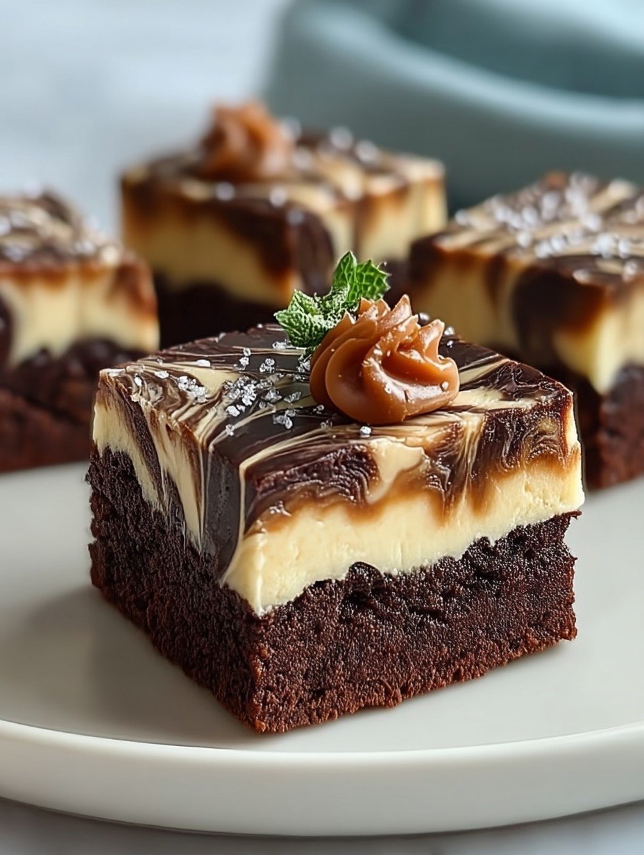 Kaffee-Karamell-Strudel-Brownies image 2