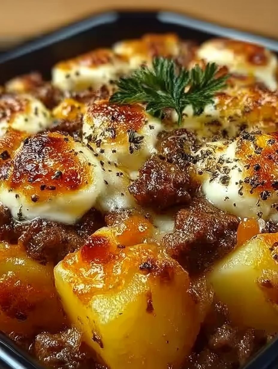 Käse-Hamburger-Kartoffel-Auflauf image 2