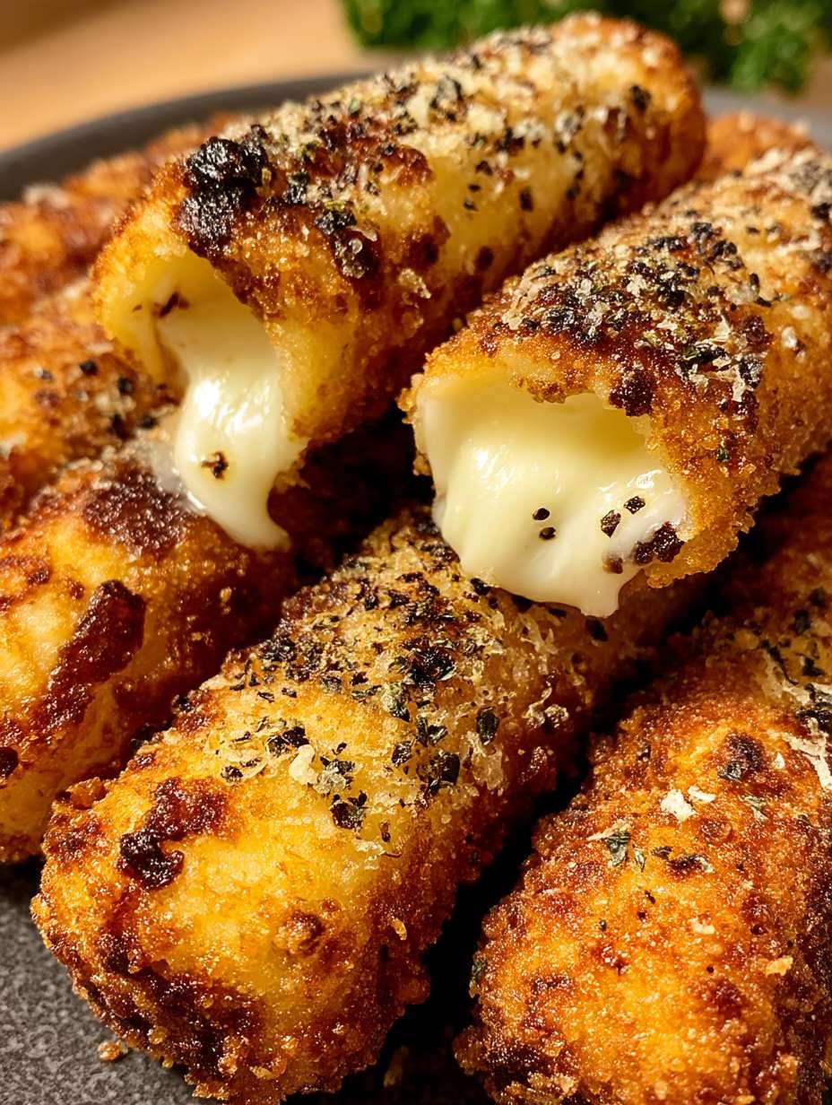 Krosse Air Fryer Mozzarella Sticks in nur 15 Minuten zubereiten! image 2