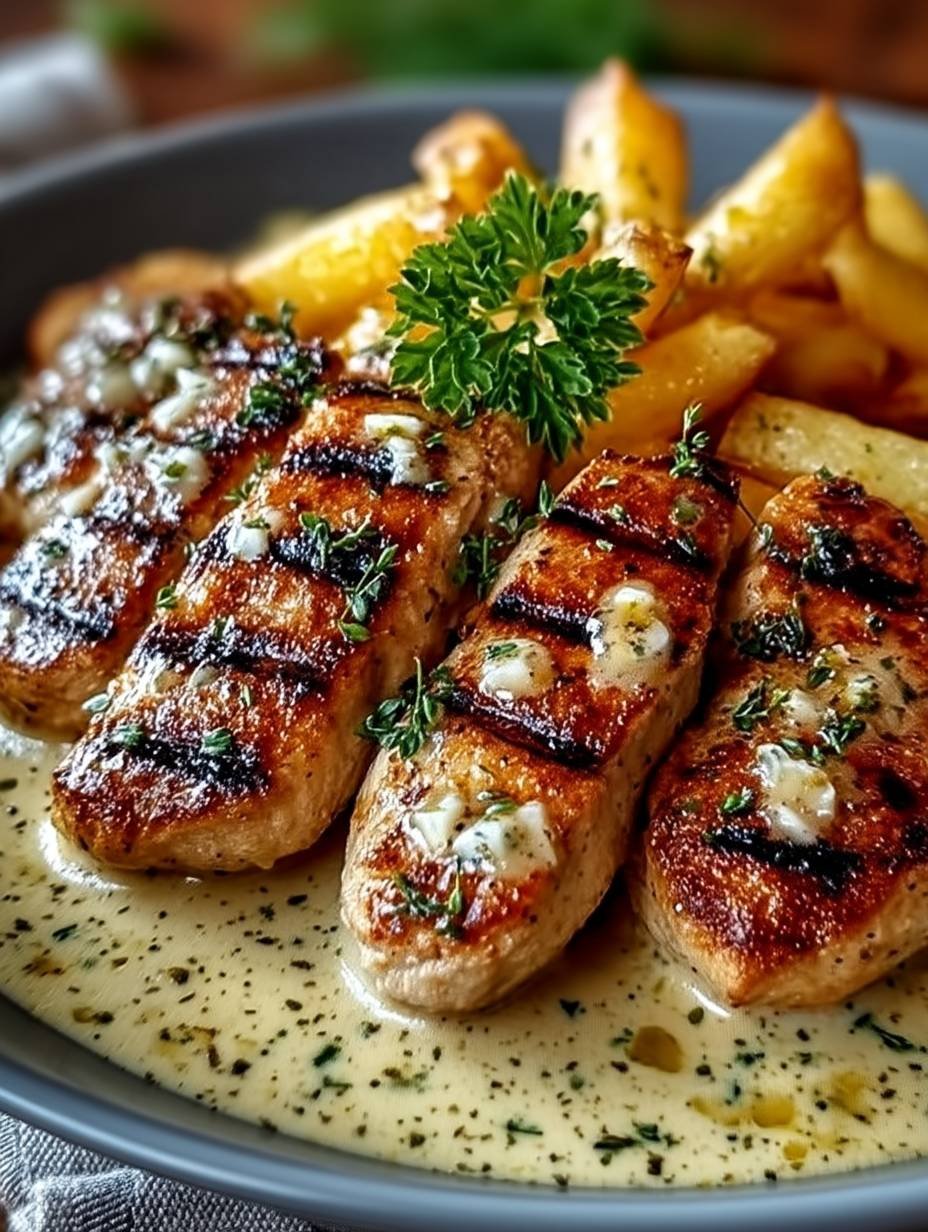 Lecker Hähnchenfilet in cremiger Knoblauchsauce image 2
