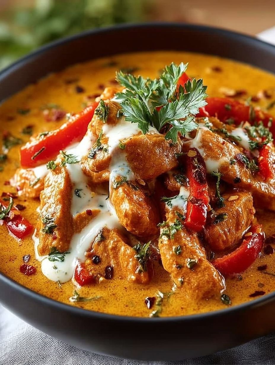 Paprika Putengeschnetzeltes in einer leckeren Rahmsoße image 2