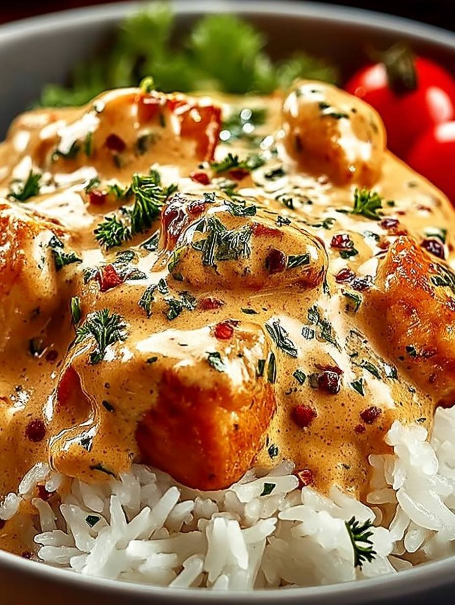 Cremiges Huhn mit Reis image 2