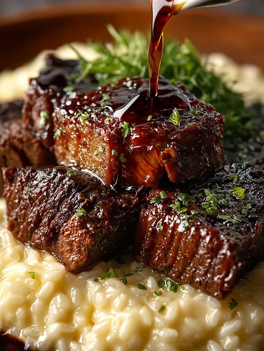Ein Fest für den Gaumen: Rinderbrust in Cola mit Parmesan-Risotto! image 2