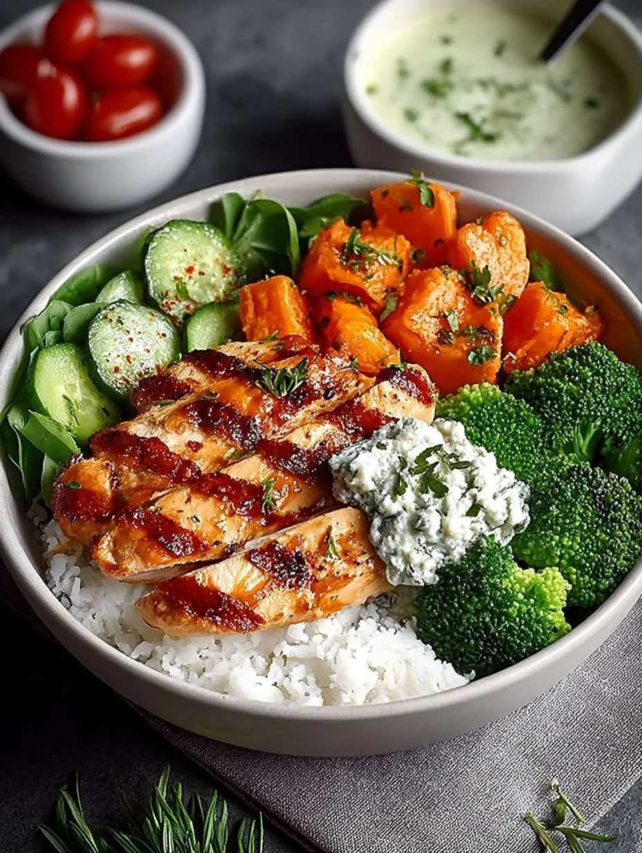 Fitness-Bowl mit Hähnchen image 2
