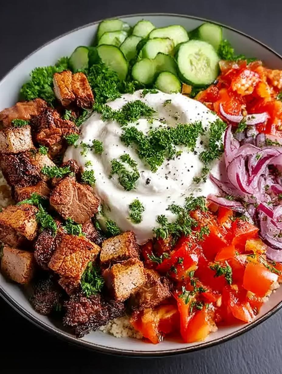 GESUNDE KEBAB-BOWL MIT HOHEM EIWEISSGEHALT image 2