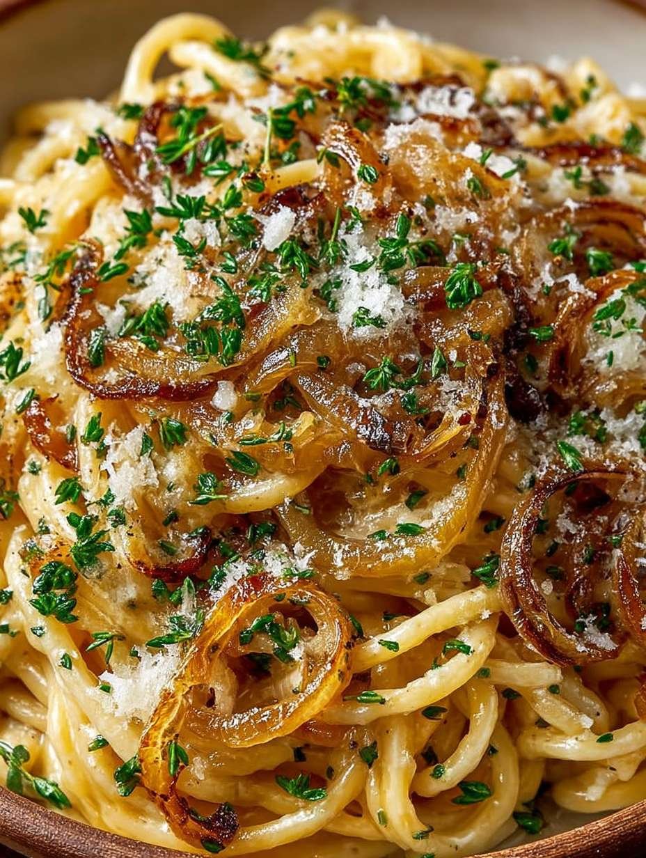 Karamellisierte Zwiebel One-Pan Pasta image 2