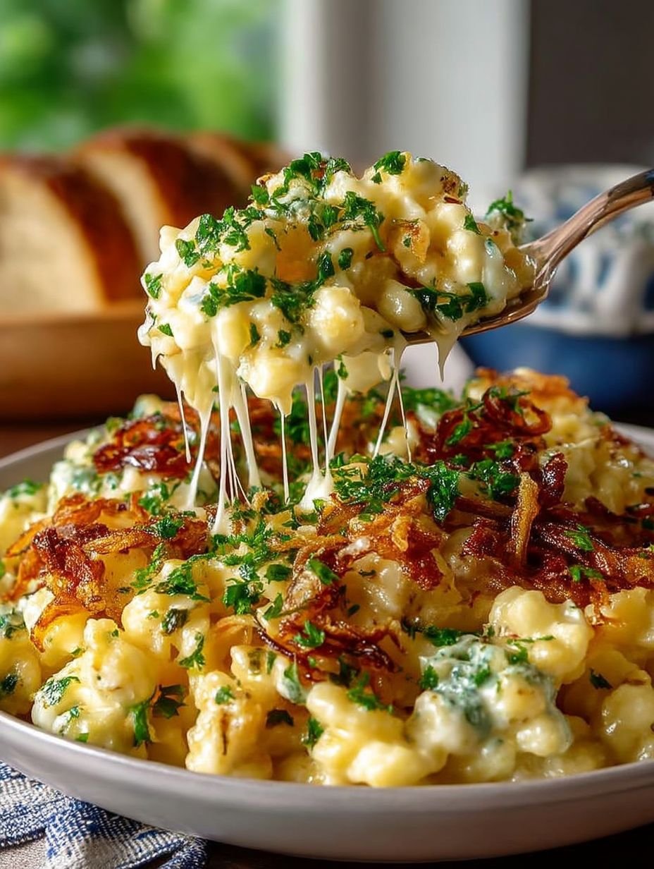 Käse Spätzle mit Röstzwiebeln image 2