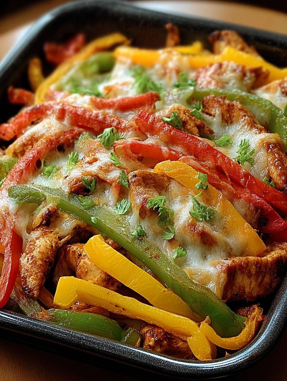 Käsiger Fajita Hähnchen Auflauf image 2