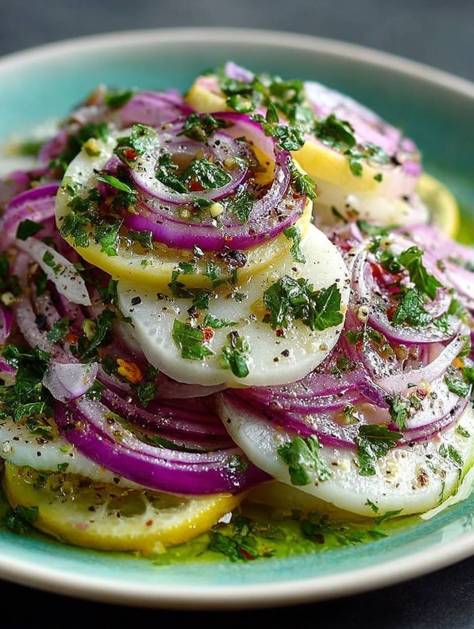 Kohlrabi Carpaccio mit Zitronen image 2