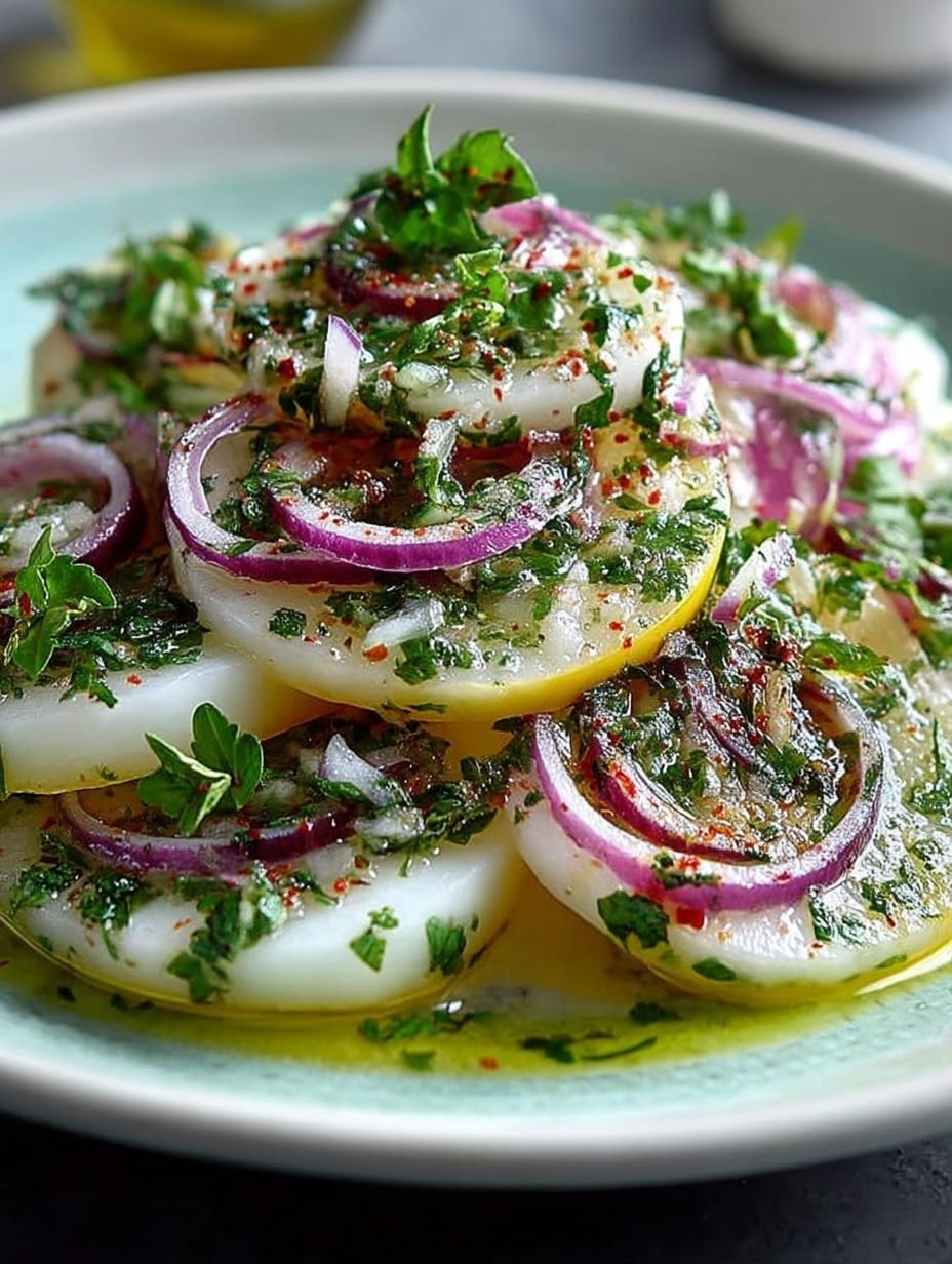 Kohlrabi Carpaccio mit Zitronen image 2