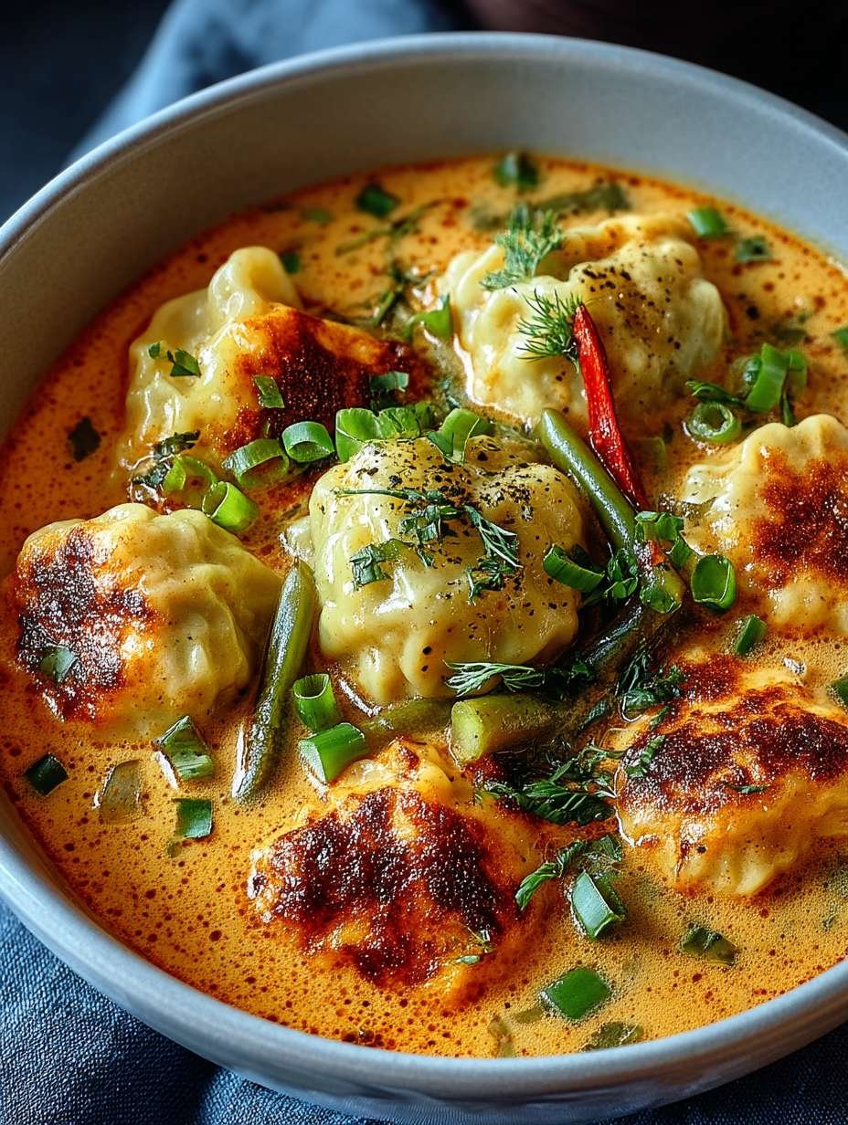 Kokos Curry Suppe mit Dumplings image 2