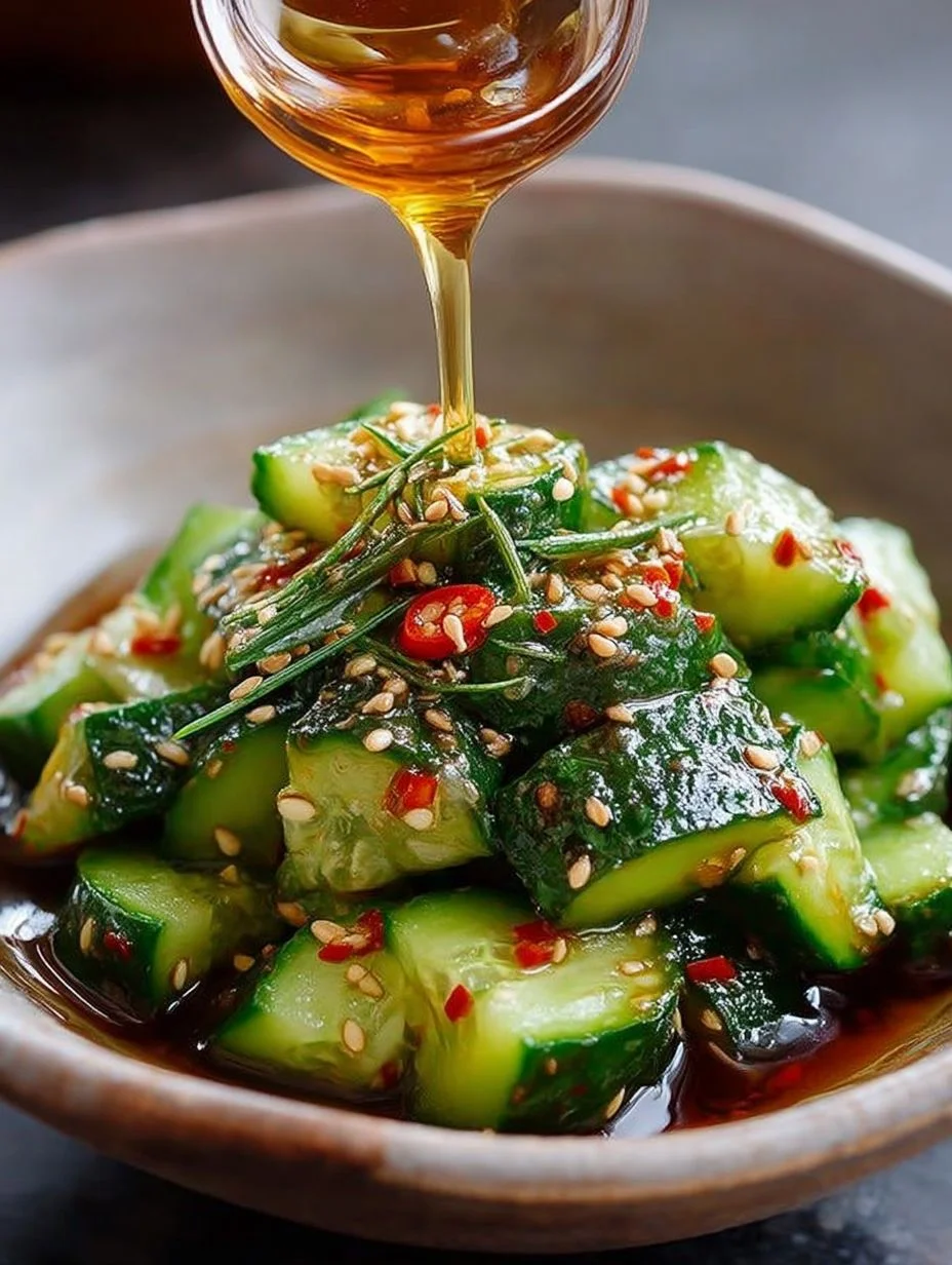 Koreanischer Gurkensalat asiatisch würzig image 2