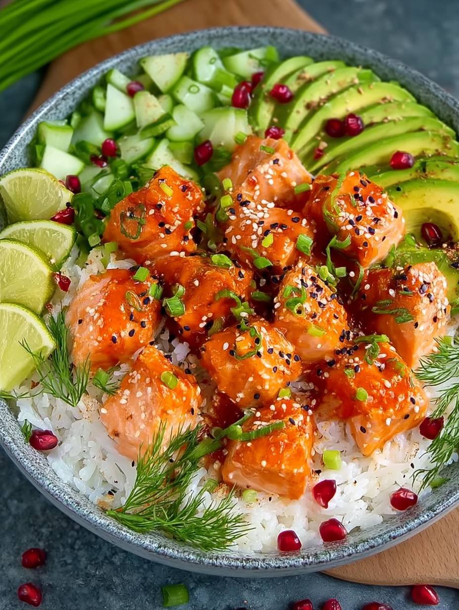 Lachs Bowl mit Reis image 2