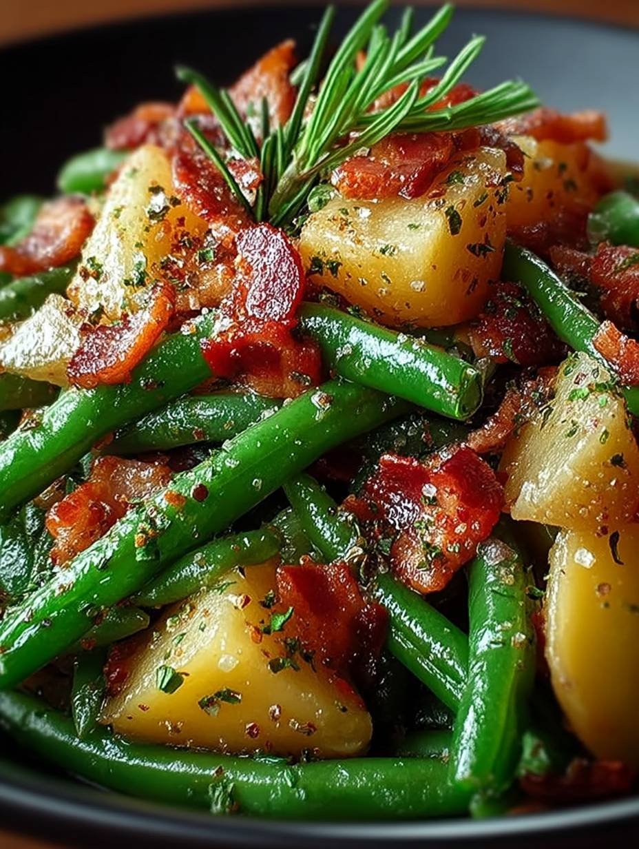 Leckeres Rezept für Grüne Bohnen mit Speck image 2