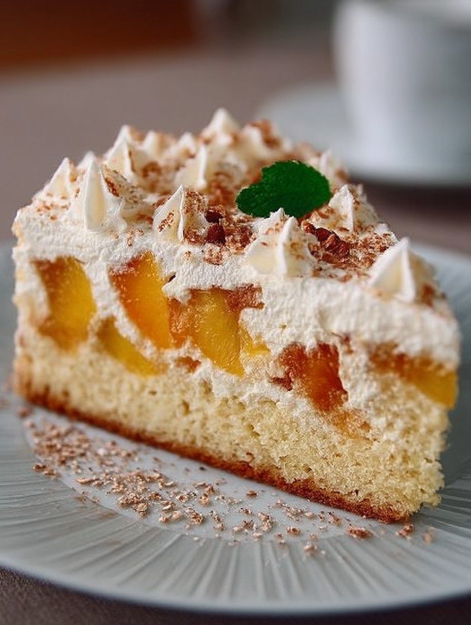 Pfirsich – Schmand – Kuchen image 2