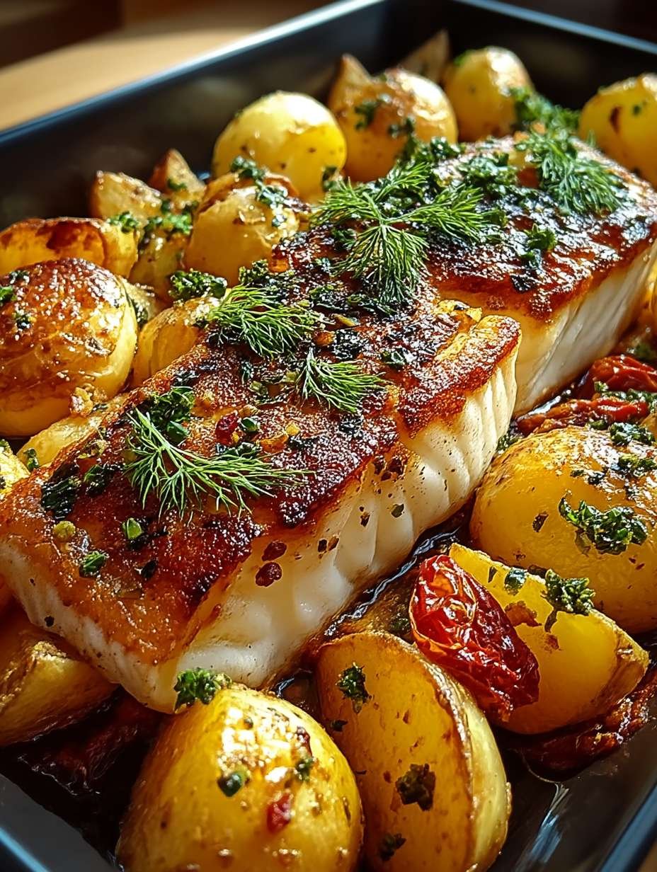 Portugiesischer Ofenfisch mit Kartoffeln image 2
