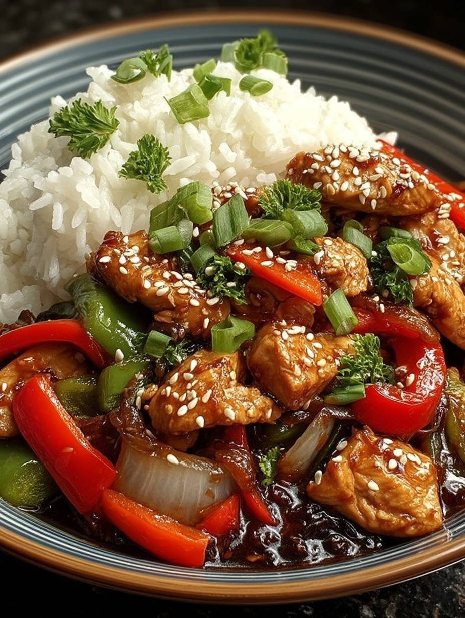 Schnelle Chinesische Hähnchenpfanne mit Reis: Ein Würziges Wok-Gericht image 2