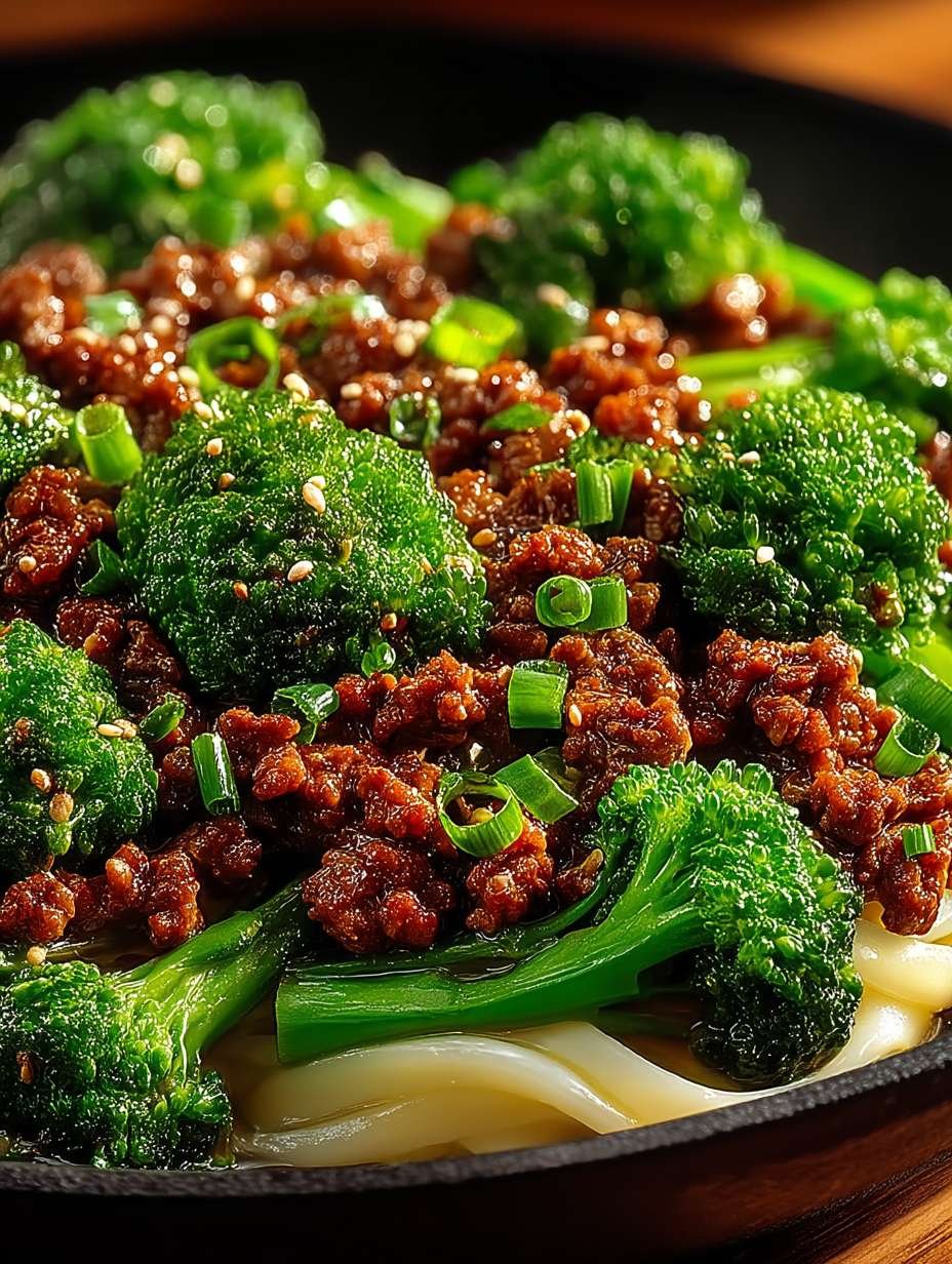 Teriyaki-Hackfleisch-Pfanne mit Brokkoli image 2