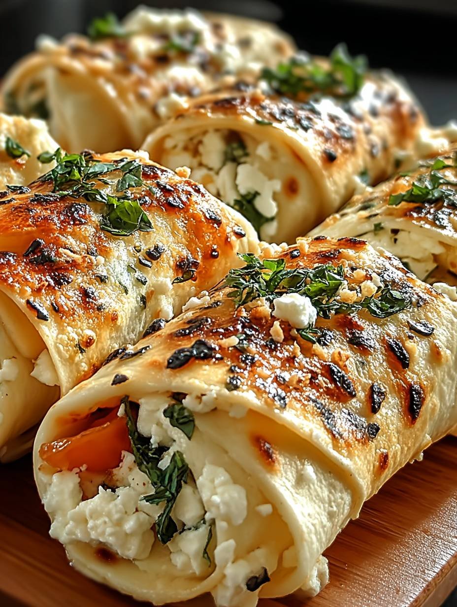 Tortilla-Rollen mit Feta image 2
