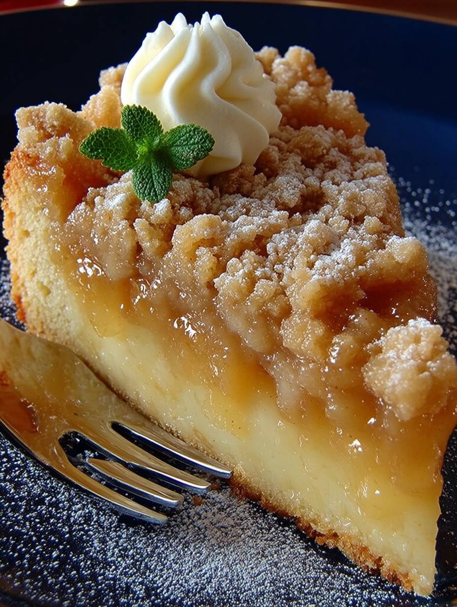 Apfelmus Vanillepudding Kuchen image 2