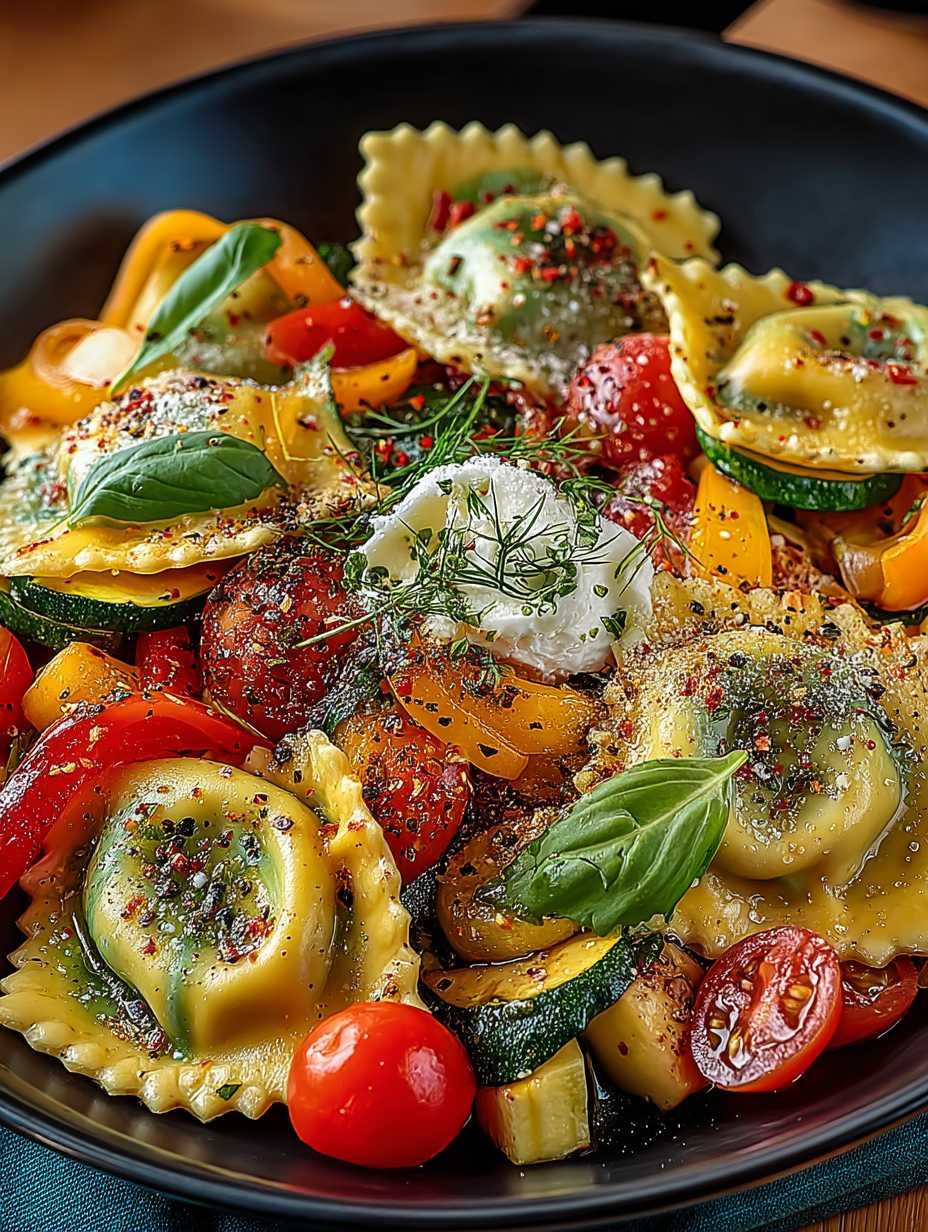 BUNTE RAVIOLI- GEMÜSE-PFANNE image 2