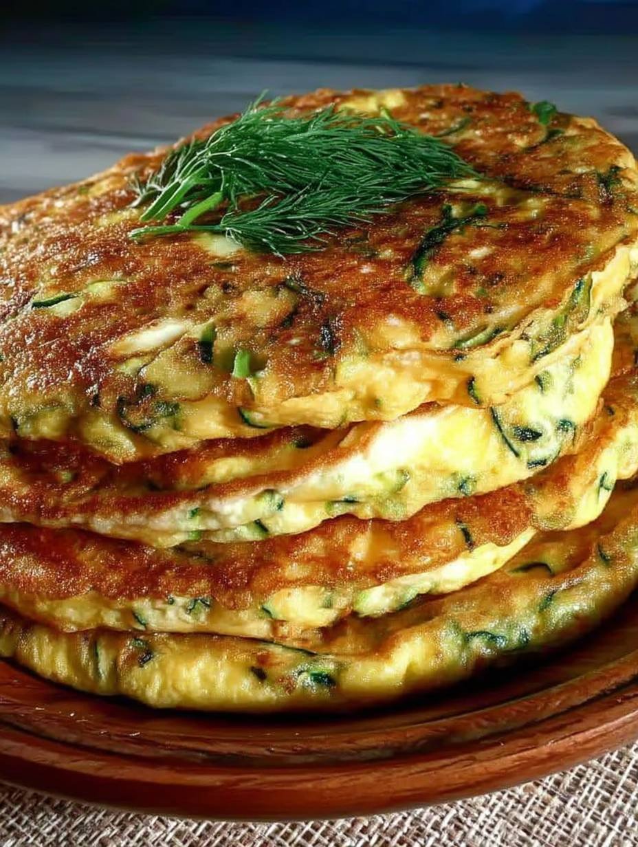 Du hast Zucchini und 4 Eier: Bilden Pfannkuchen schmackhaft und fluffig image 2