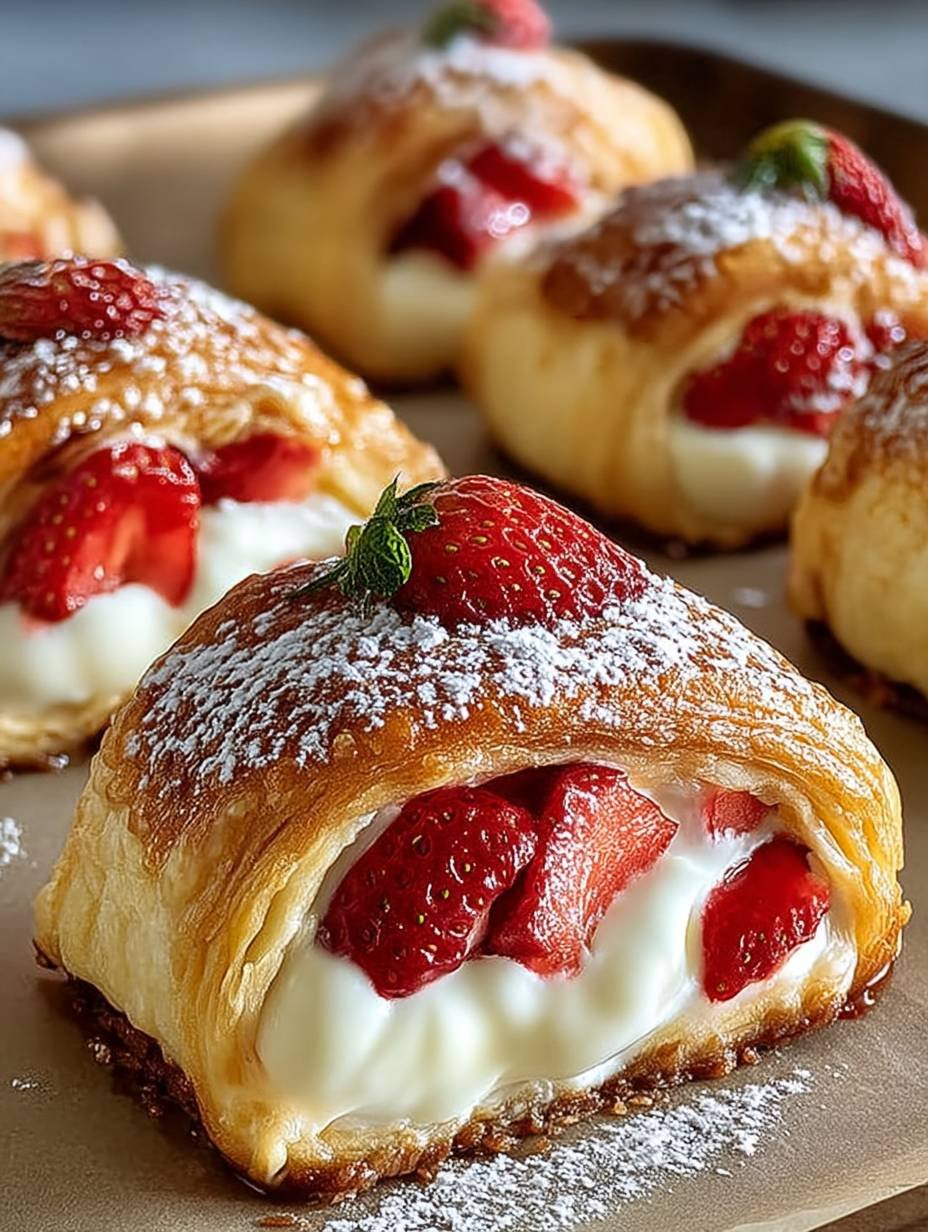 Erdbeer-Cheesecake-Rollen image 2