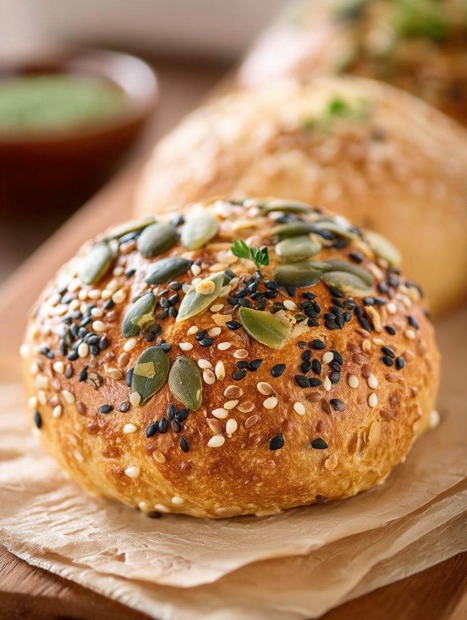 Fluffige Low Carb Brötchen - Rezept zum Abnehmen image 2