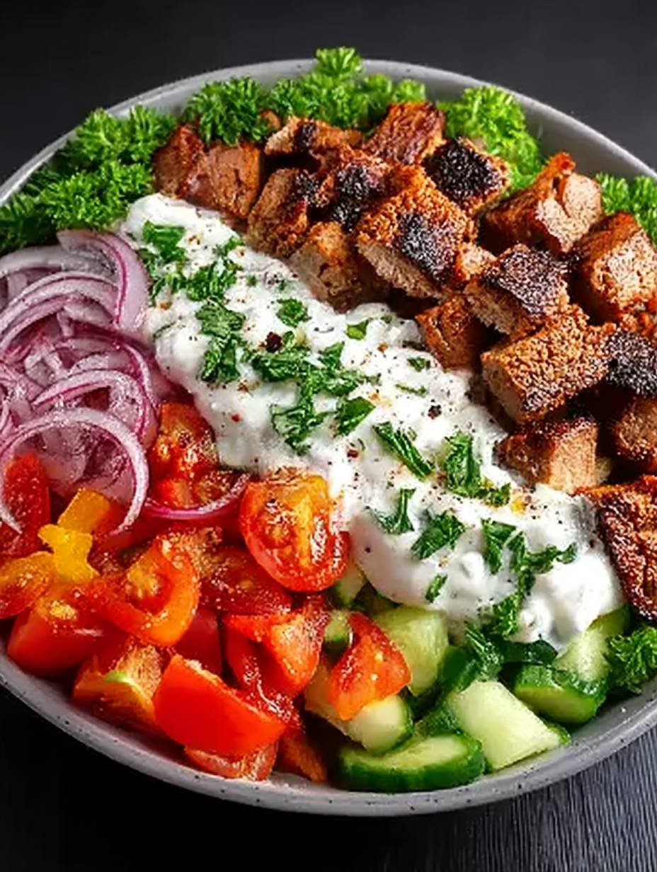 GESUNDE KEBAB-BOWL MIT HOHEM EIWEISSGEHALT image 2
