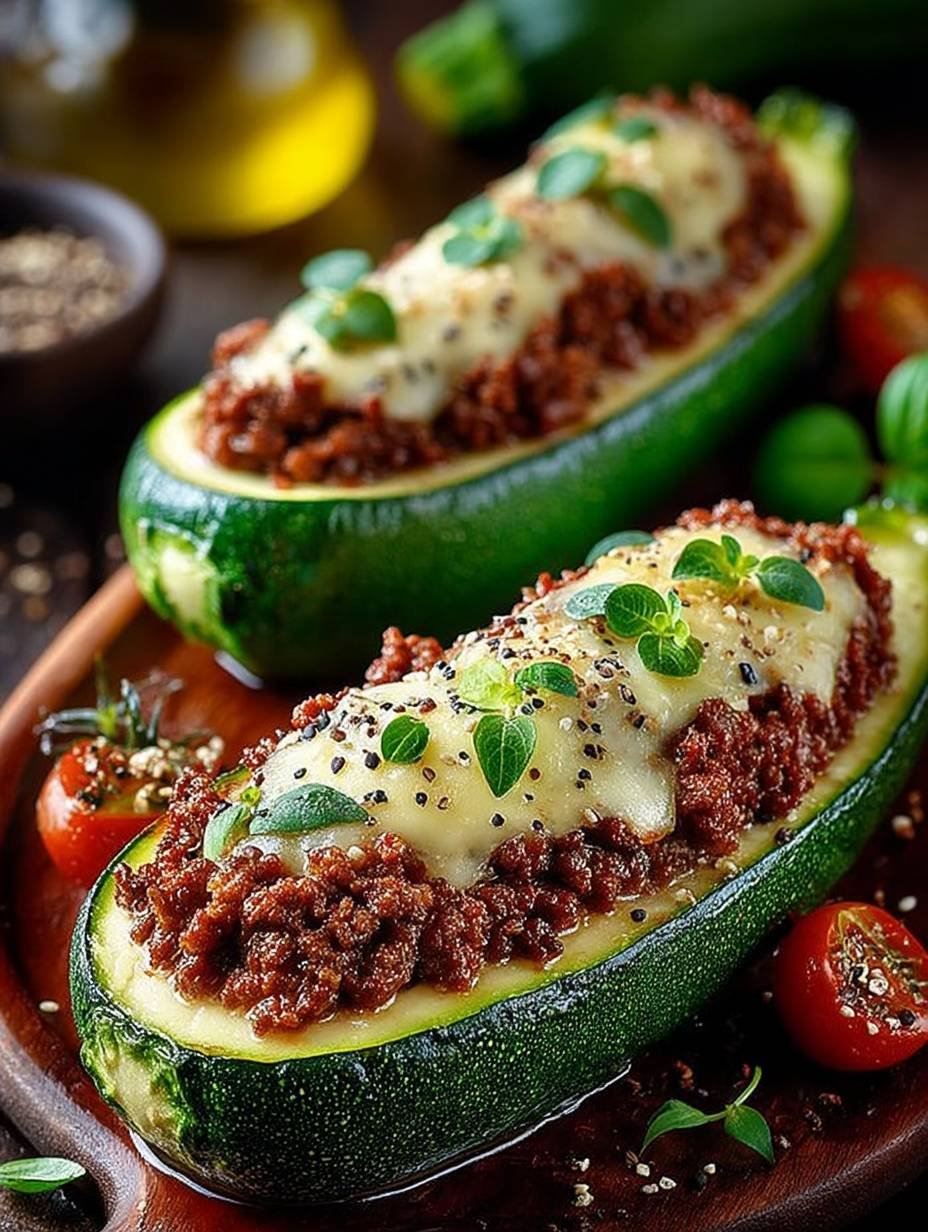 Gefullte Zucchini mit Hackfleisch image 2