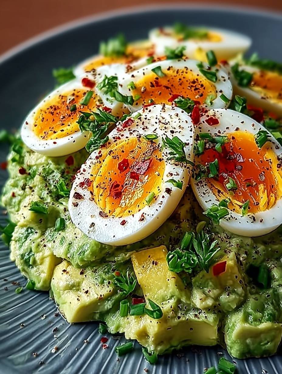 Gesunder Keto Avocado Eiersalat für Low-Carb image 2