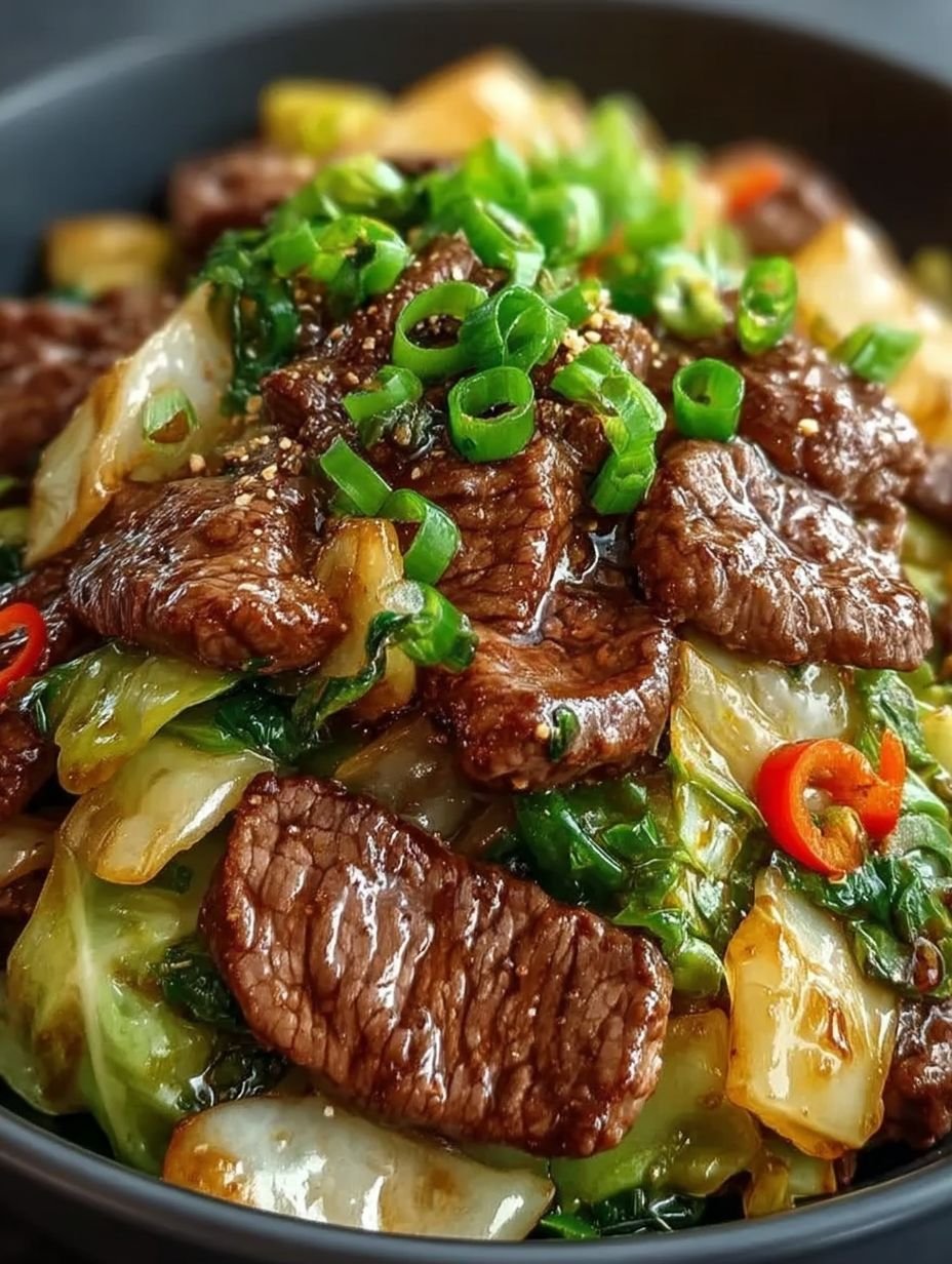 Herzhafter Rindfleisch- und Kohl-Wok: Schnell & Einfach für jeden Tag! image 2