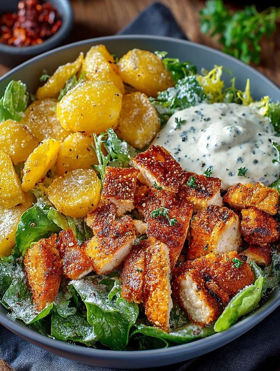 Knusprige Caesar-Hähnchen-Bowl image 2
