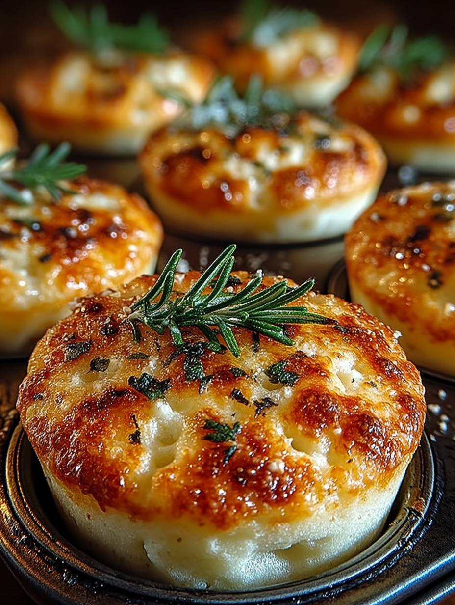 Köstliche Rosmarin-Knoblauch-Focaccia-Muffins für jeden Anlass image 2
