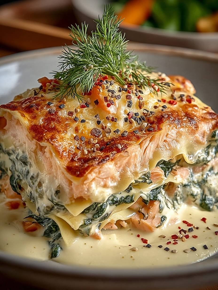 Lachs-Spinat-Lasagne Rezept image 2