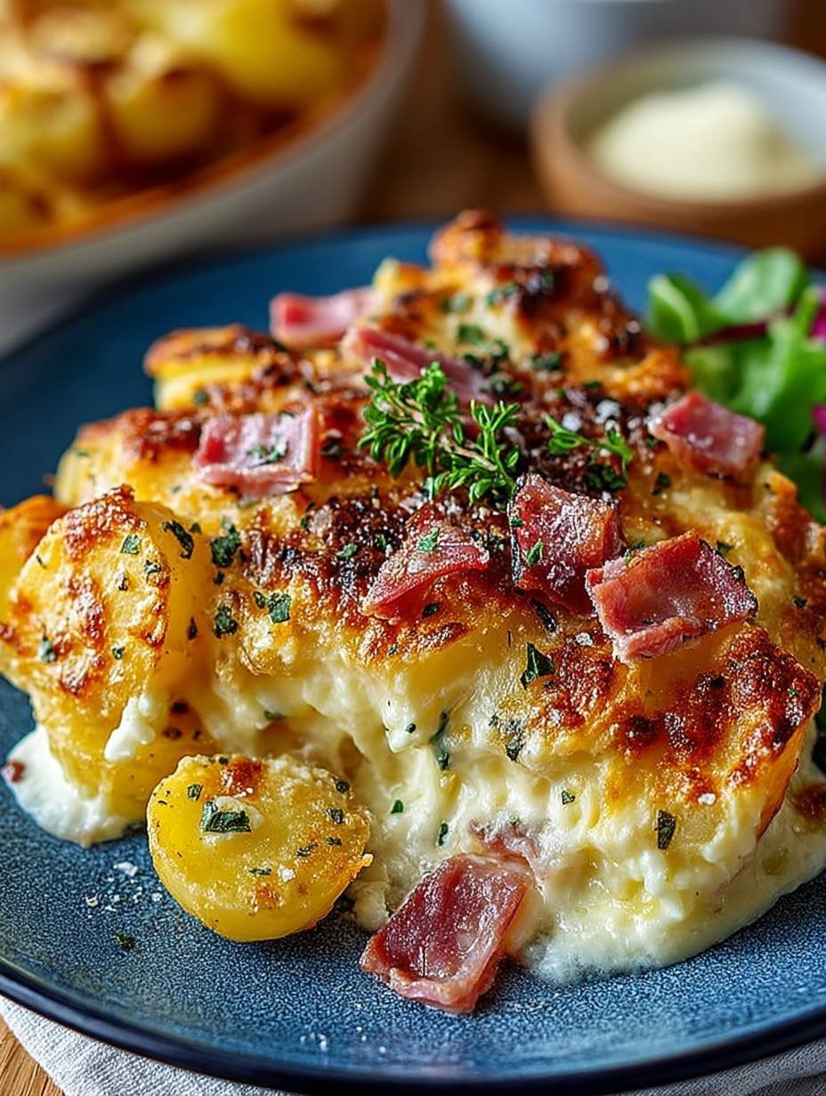 Leckeres Carbonara Kartoffelauflauf Rezept zum Selbermachen image 2