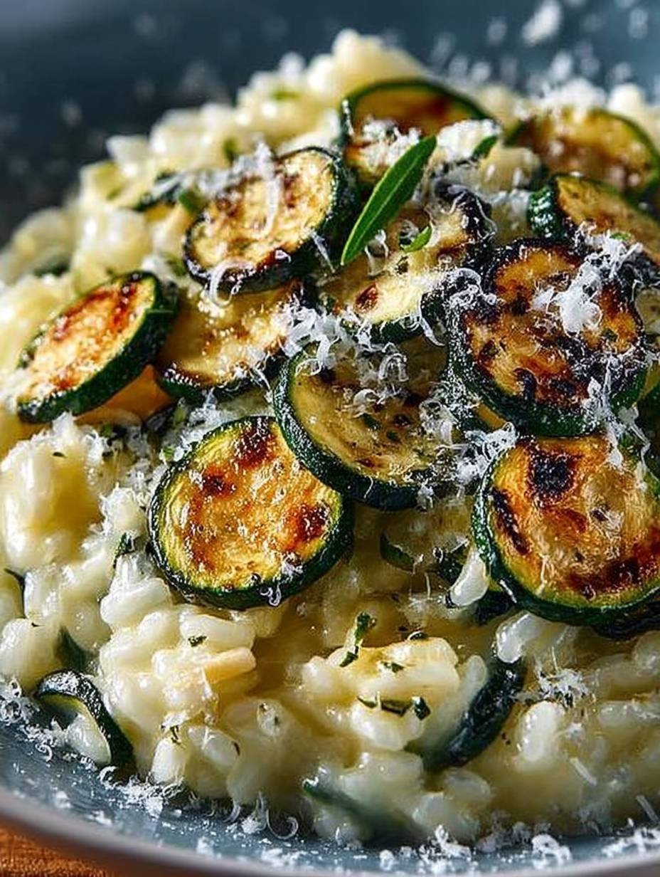 Lemon Parmesan Zucchini Risotto image 2