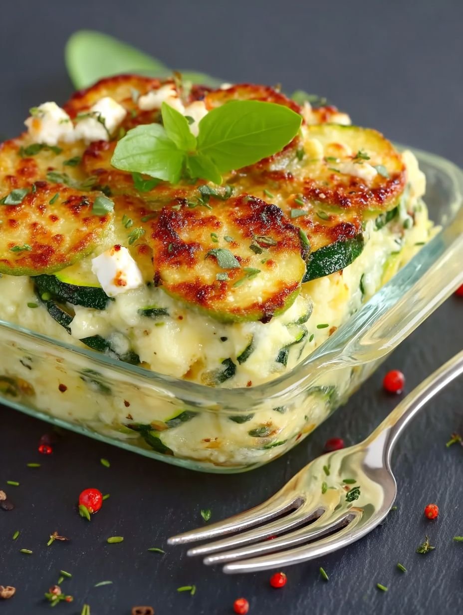 Low Carb Zucchini Auflauf mit Feta image 2