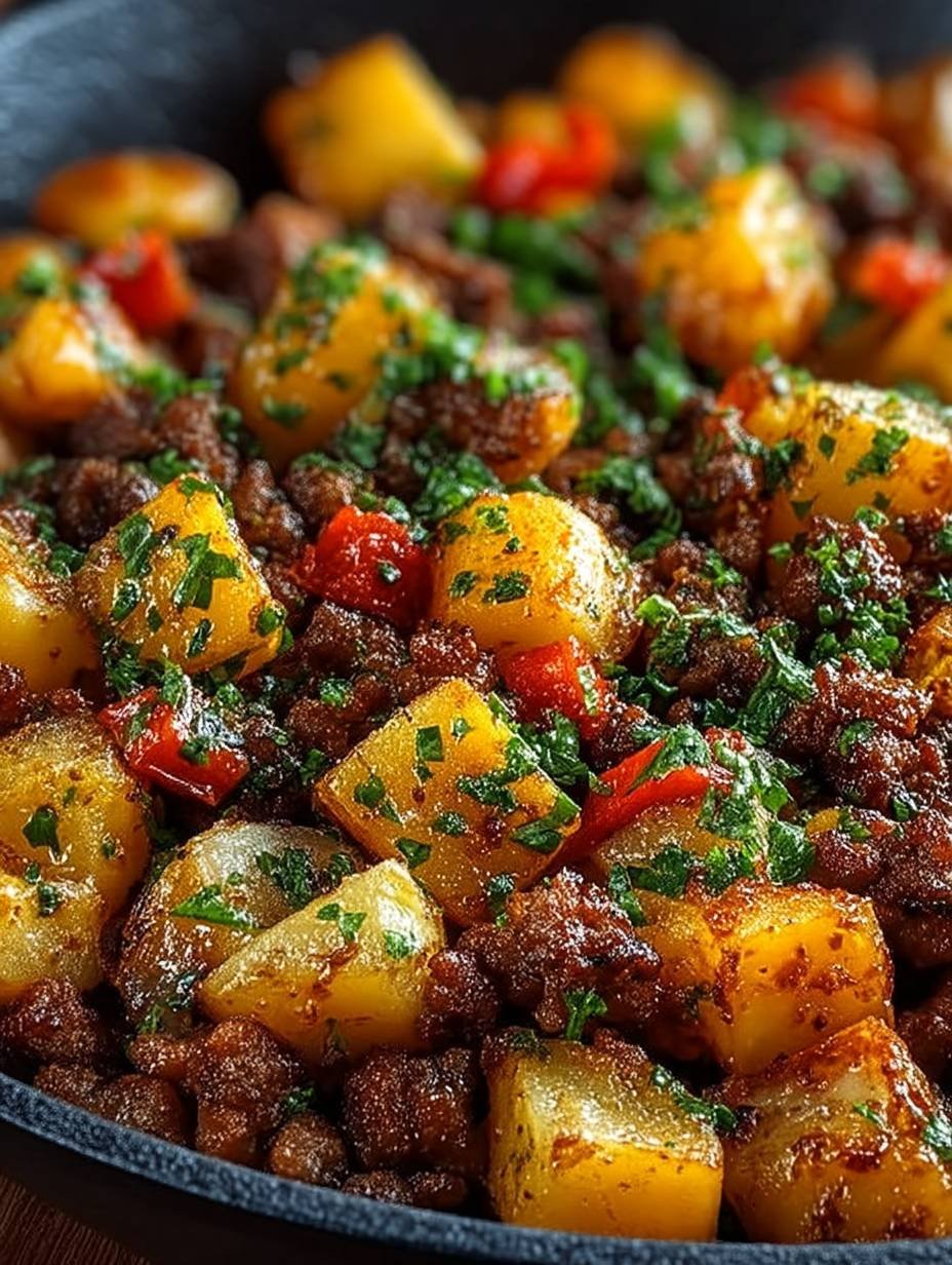 Mexikanische Hackfleisch-Pfanne mit Kartoffeln image 2