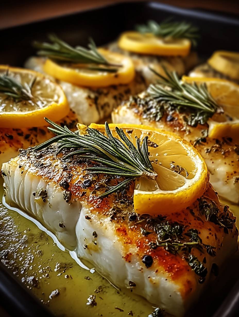 Ofenfisch mit Kräutern und Zitronen image 2