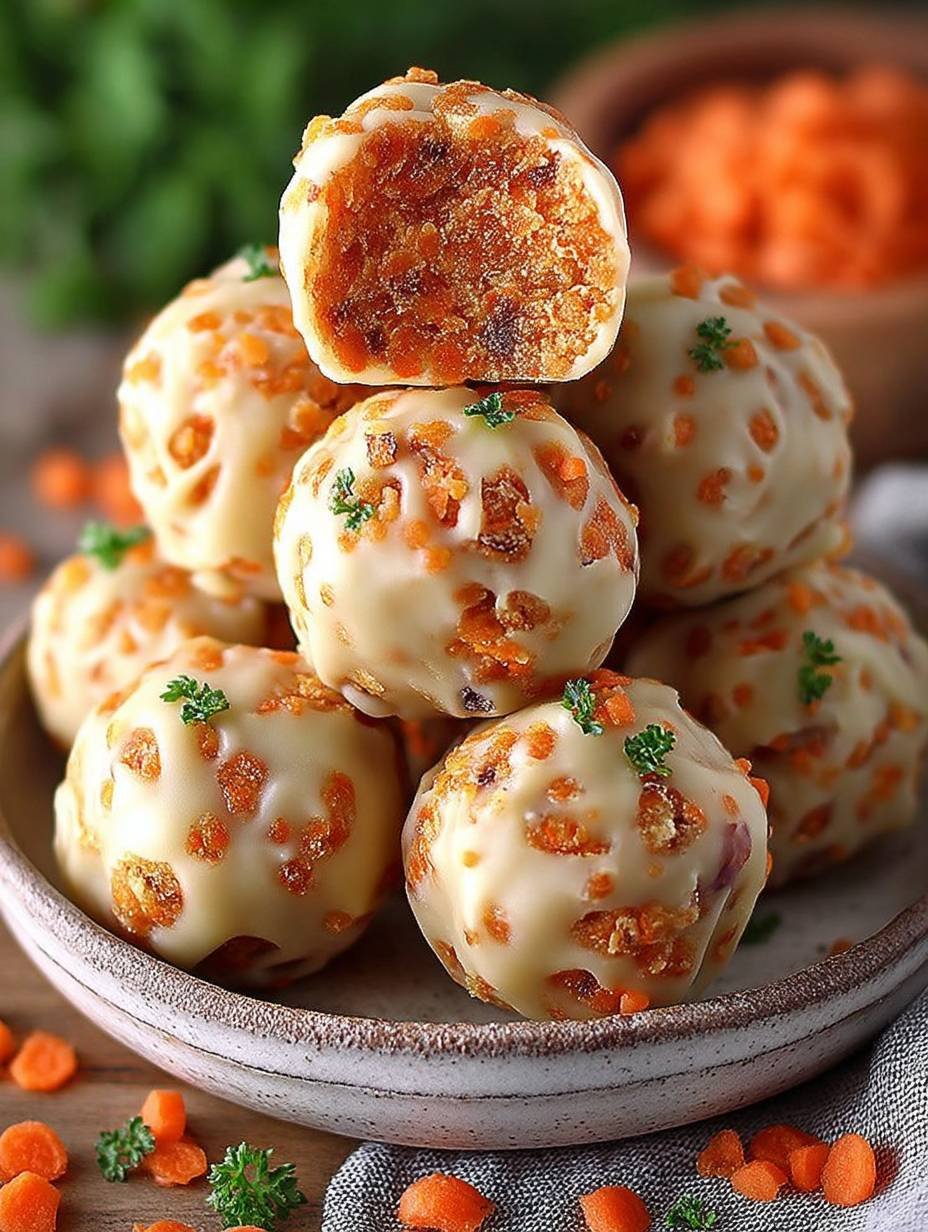 Omas gesunde Karottenkugeln als einfacher Snack image 2