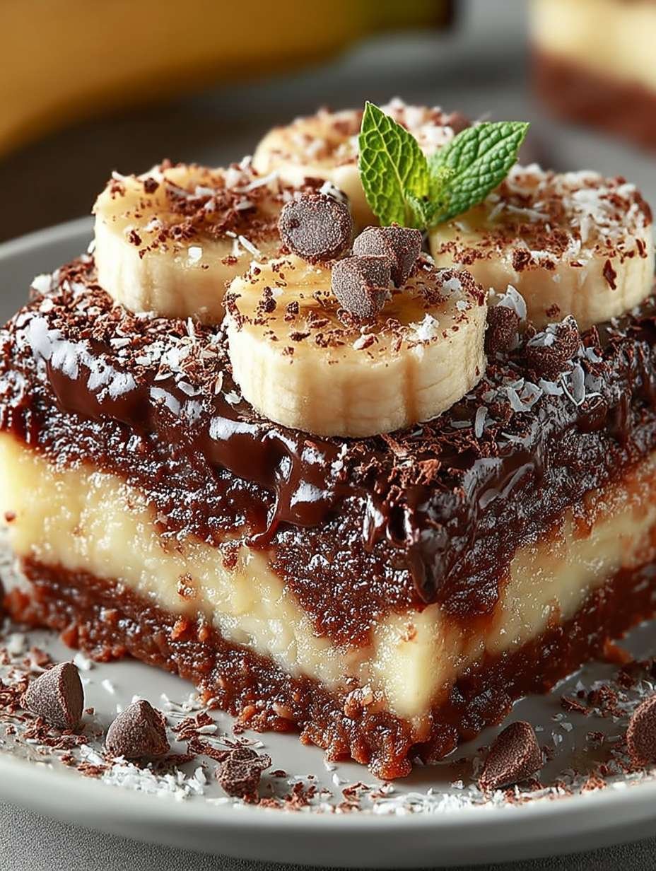 Saftige Bananen Brownies Einfach Selbst Backen image 2