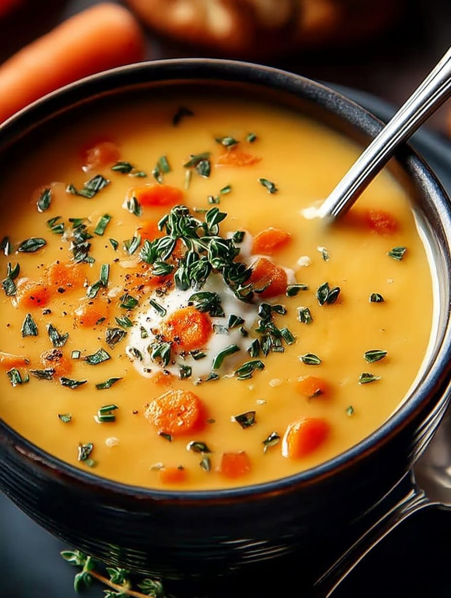 Samtige Möhren Kartoffel Suppe image 2