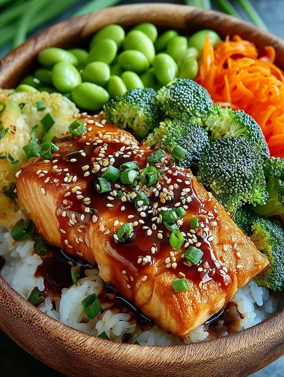 Teriyaki Lachs-Bowl Genuss pur image 2