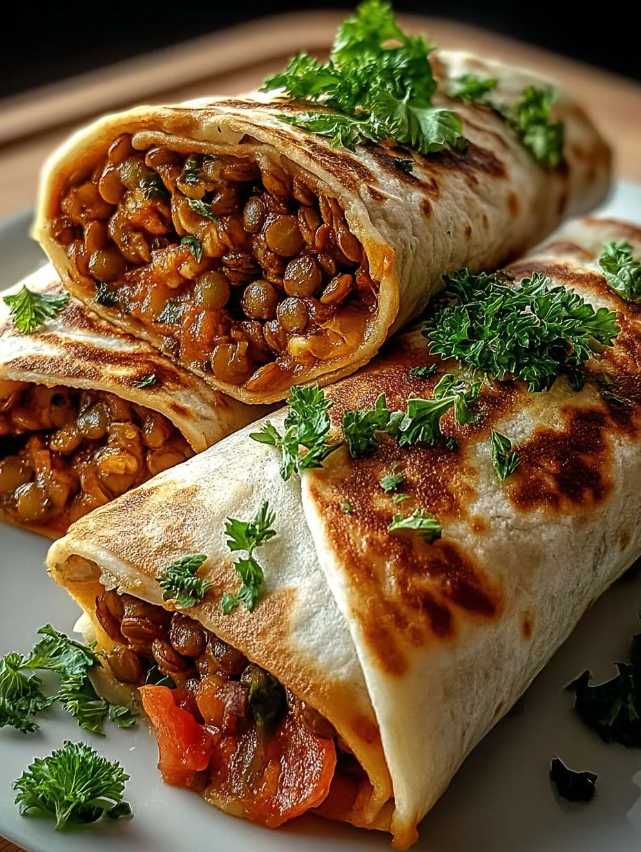 Vegetarische Burritos mit Linsen und Walnüssen image 2