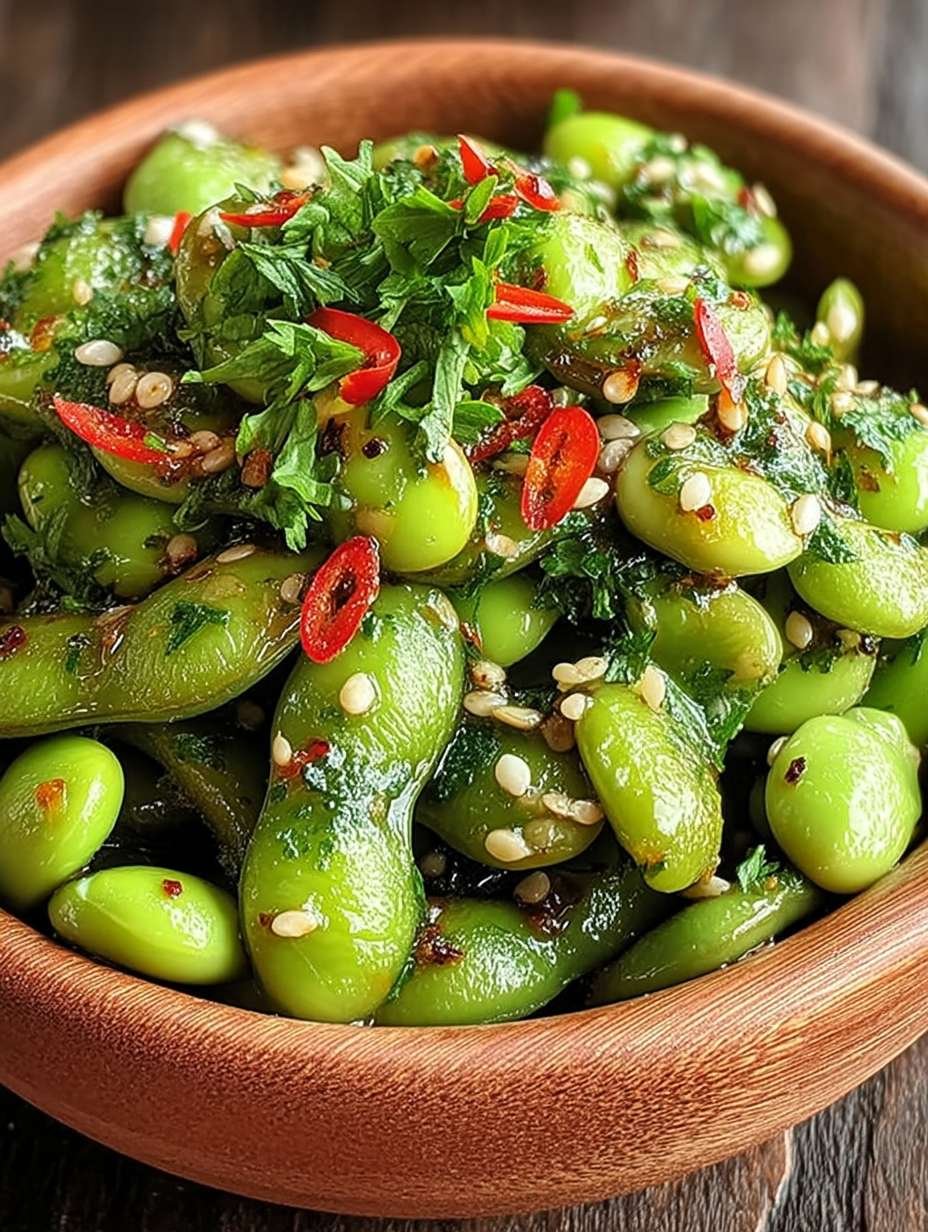 Würzige Knoblauch-Edamame image 2