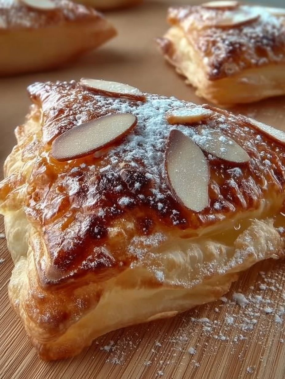 Zarte Blätterteig-Marzipan-Ecken / Ein Traum für Naschkatzen image 2